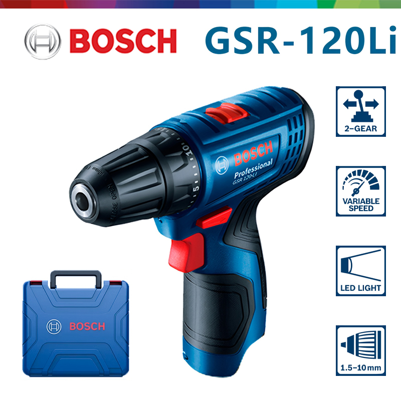 Power Tools Woodworking - Аккумуляторная электрическая дрель Bosch GSR 120-LI
