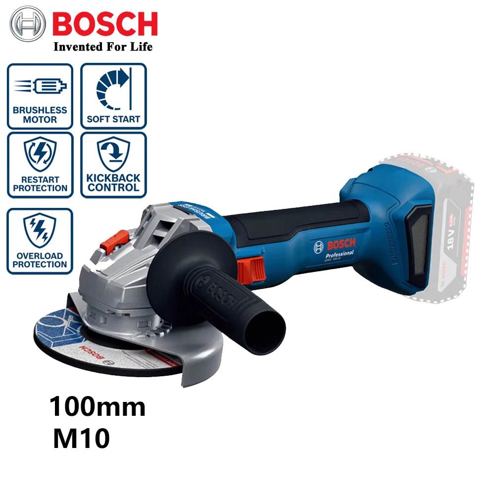 Power Tools Grinder - Бесщеточная угловая шлифмашина Bosch GWS 18V-8