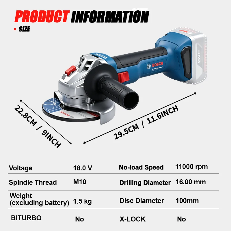 Бесщеточная угловая шлифмашина – обзор и цена Power Tools Grinder