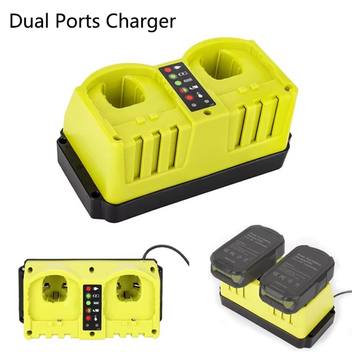 Быстрое двухпортовое зарядное  – обзор и цена Power Tools Mall