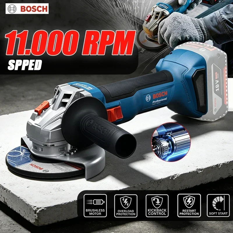 Бесщеточная угловая шлифмашина – обзор и цена Power Tools Grinder